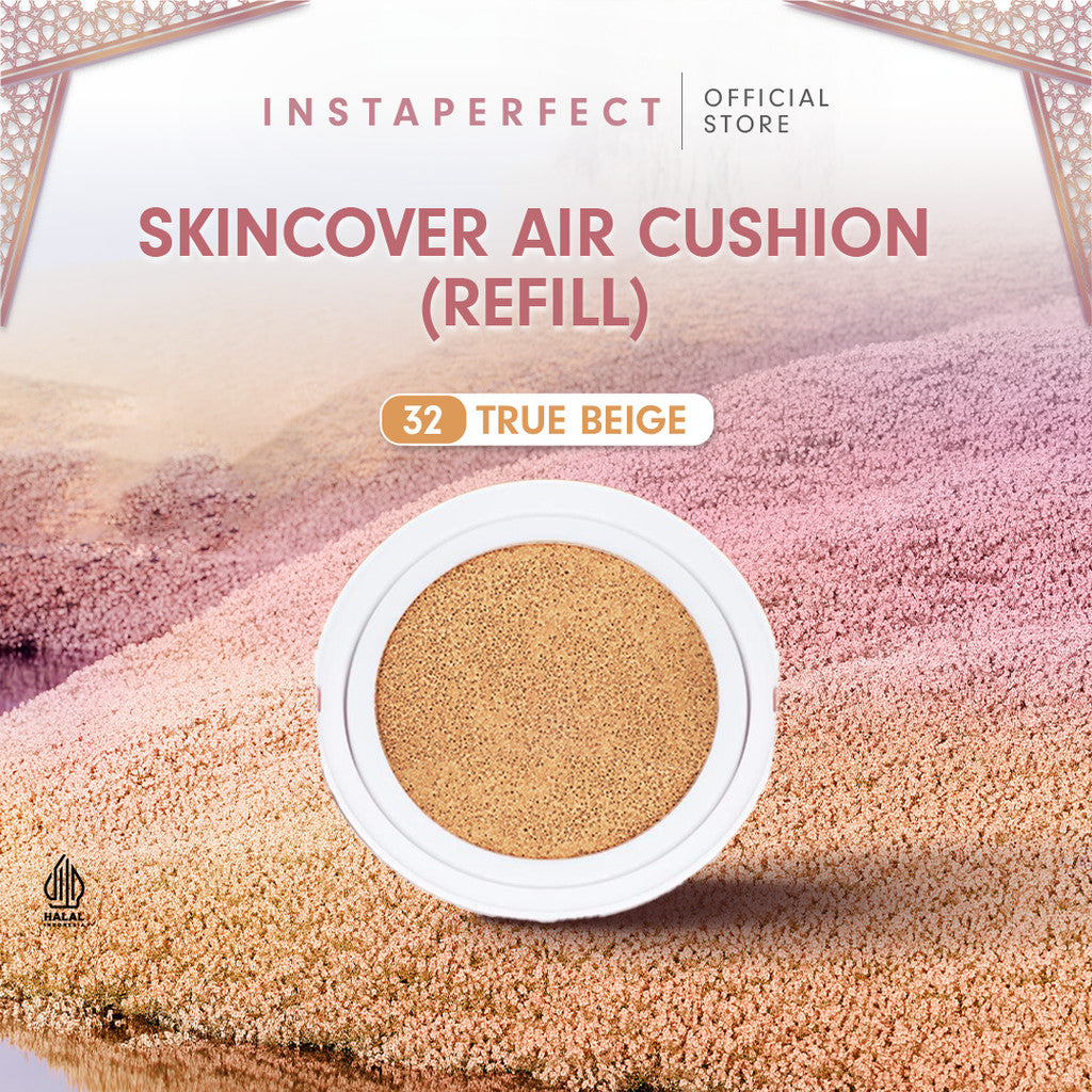[CREATOR'S SPECIAL BUNDLE] Instaperfect Skincover Air Cushion SPF 50++++ 11g - Make Up Cushion Foundation Semi Matte Finish (Real Skin Buildable Coverage, Transferproof, Non Comedogenic)