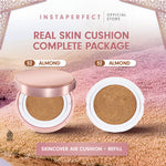 [CREATOR'S SPECIAL BUNDLE] Instaperfect Skincover Air Cushion SPF 50++++ 11g - Make Up Cushion Foundation Semi Matte Finish (Real Skin Buildable Coverage, Transferproof, Non Comedogenic)