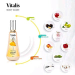 VITALIS  PARFUM BODY scent 60ML Eau de Cologne / Toilette Perfume 120ml - Parfum Spray Wanita