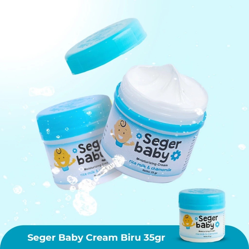 SEGER SNOW Baby Cream Moisturizer 35g - Krim Pelembab Kulit Bayi