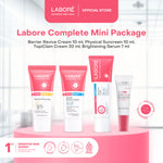 [@170K SPECIAL INDEPENDENCE DAY] Labore Complete Mini Package (Physical Sunscreen 10 ml, Barrier Revive Cream 10 ml, TopiCalm Cream 20 ml. Brightening Serum 7 ml) - Sunscreen - Pelembab Wajah - Serum Mencerahkan - Skincare Best Seller - Skincare Viral