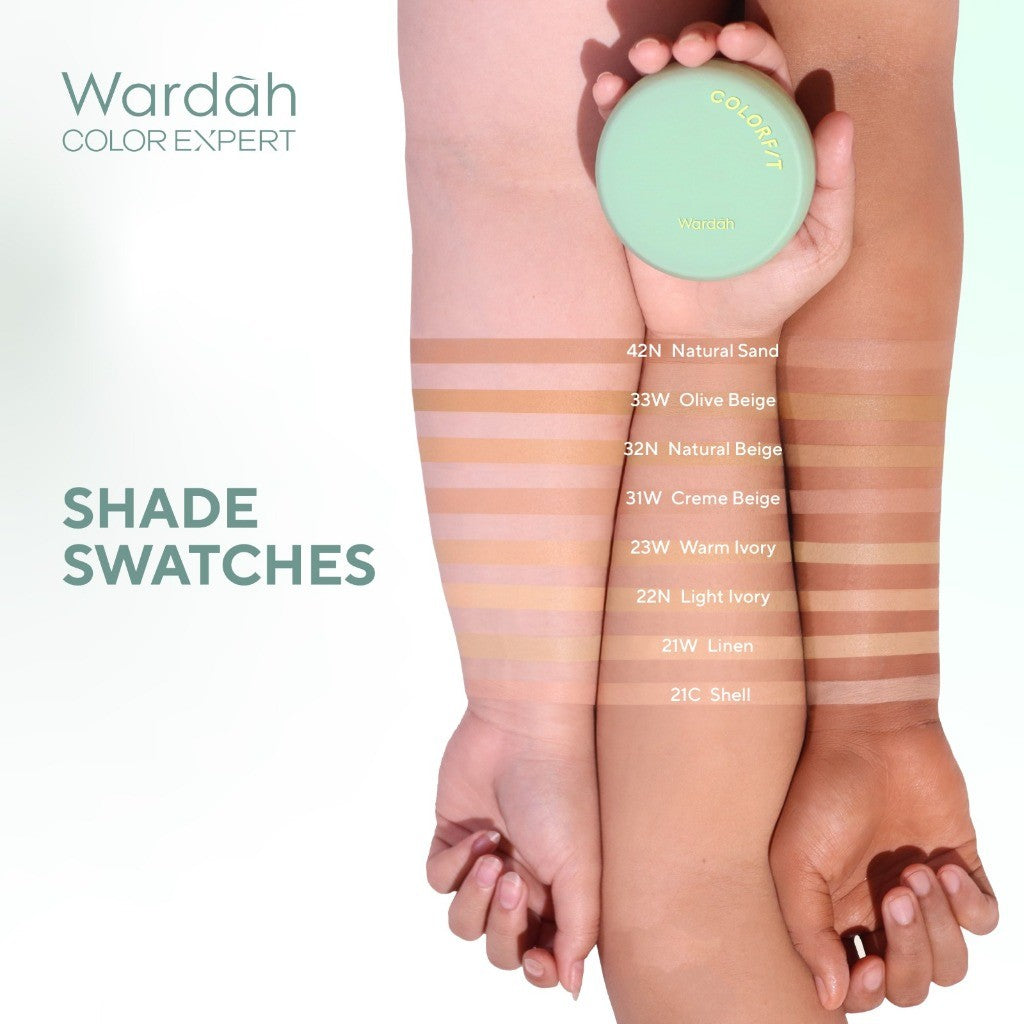 WARDAH Colorfit 5D Blur Cloud Cushion Matte Finish Tahan Lama Hingga 18 Jam - SPF 50 PA+, Nano-Hyaluron, dan CICA Menyamarkan Pori & Tekstur Wajah Menyatu Dengan Kulit Non Comedogenic - Tahan Lama dengan Bedak - Makeup