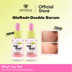 Emina Serum Series - 2% Niacinamide Brightening Mencerahkan Mengurangi Flek Menghaluskan Kulit Meratakan Warna Skincare Kulit Memudarkan Jerawat Perawatan Kulit Cerah Glowing Samarkan Dark Spot BHA Zinc dan Hempas Kulit Kusam emina official store