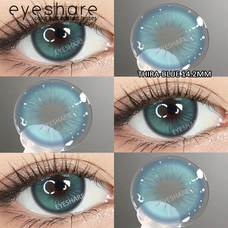 Eyeshare Softlens 14.2mm 1Pasang MELBOURNE Brown Lensa Kontak Mata Korea