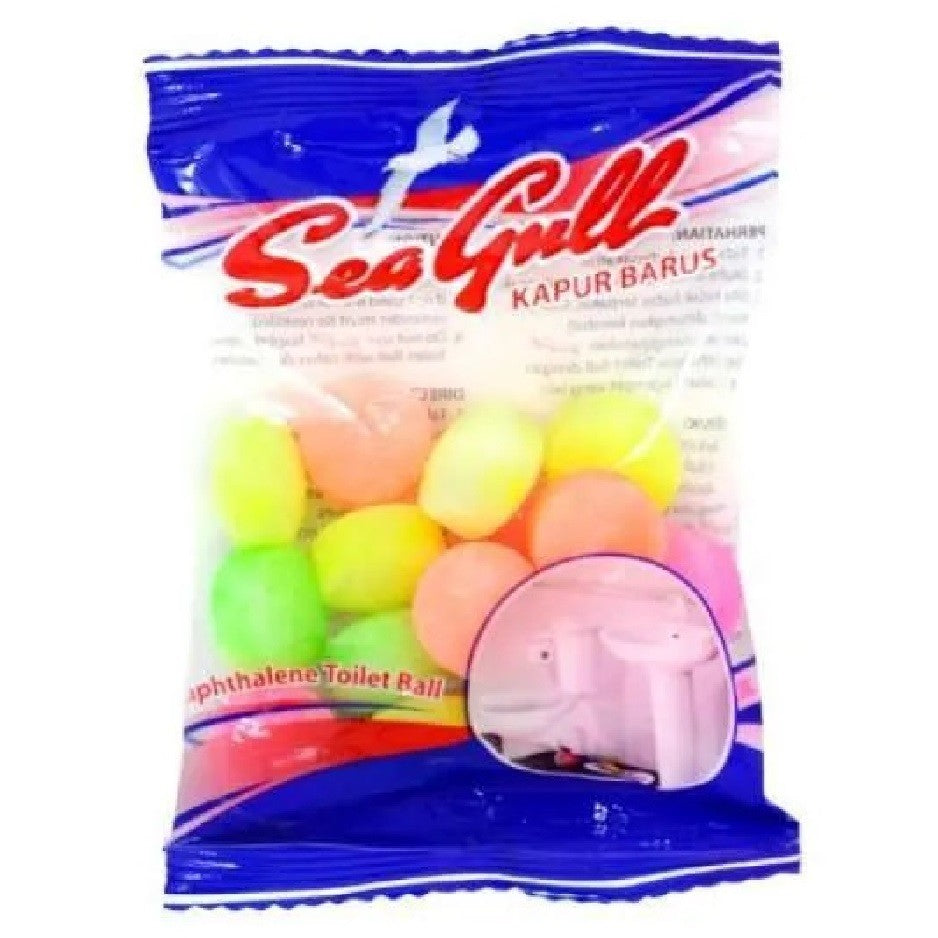 Seagull Napthalene Ball Renceng SATUAN Kapur Barus Kamper Mini Pewangi Lemari 25g