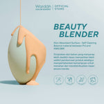 Wardah Halal Tool Brush – Wardah Buff & Blend Brush, Wardah Set & Finishing Brush, Wardah Beauty Blender – Colorfit Matte Foundation, Colorfit HD Blurify Loose Powder – Bundle Brush Set – Make Up Tools - Brush - Wardah Make Up Kit - Makeup