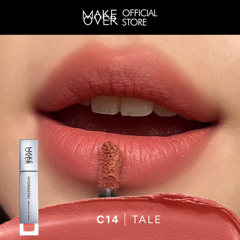 MAKE OVER Hydrastay Smooth Lip Whip - Lipcream Untuk Bibir Kering Smooth Ringan Lembab Lembut Base Ombre Nude Luxurious Velvet Lipstick Lip Cream Soft Blurring Comfort Make Up BEST SELLER Lebaran Raya