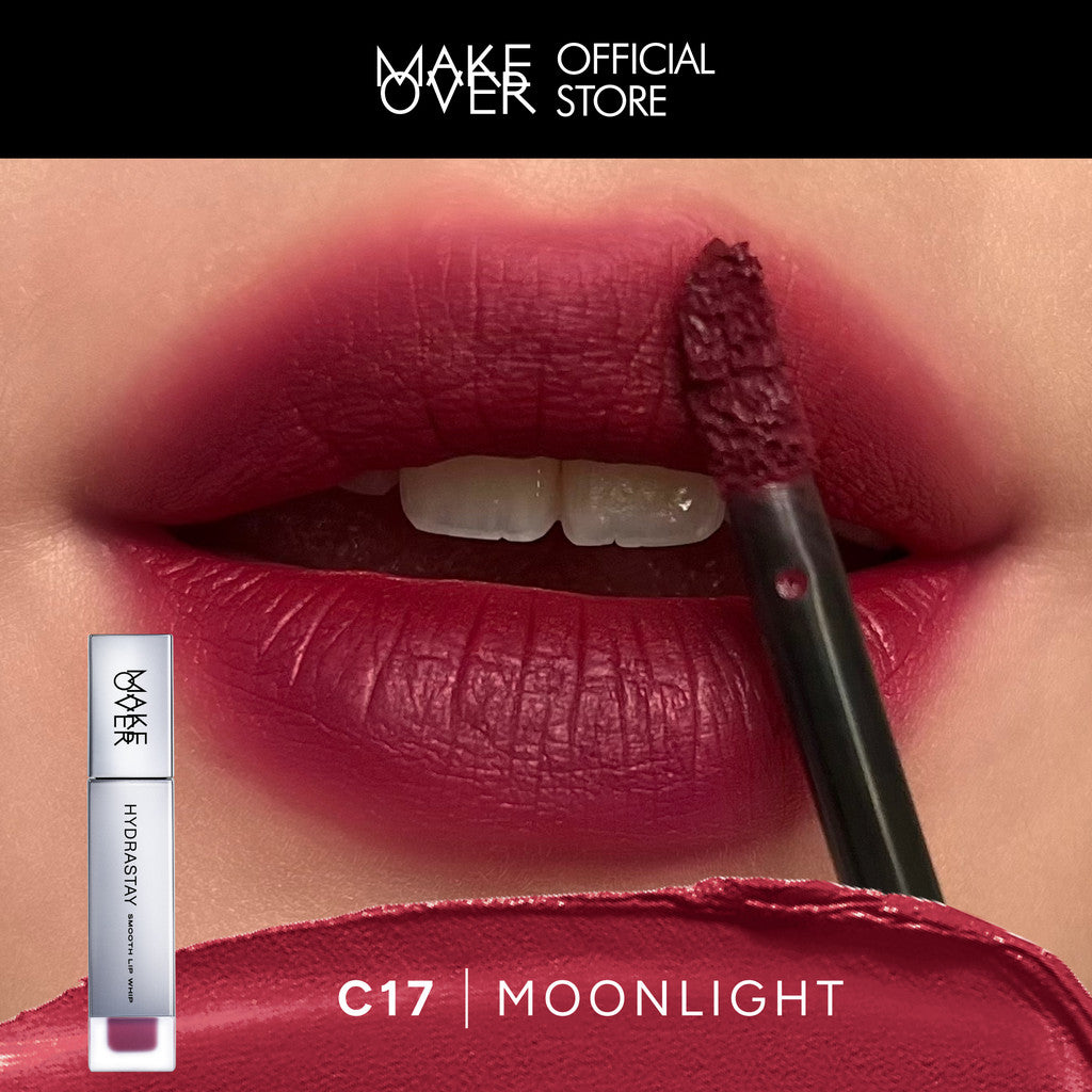 MAKE OVER Hydrastay Smooth Lip Whip - Lipcream Untuk Bibir Kering Smooth Ringan Lembab Lembut Base Ombre Nude Luxurious Velvet Lipstick Lip Cream Soft Blurring Comfort Make Up BEST SELLER Lebaran Raya