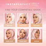 Instaperfect Refill Skincover Air Cushion 11 g (Real Skin Buildable Coverage, Transfer-Resistant, SPF 50 PA++++)- Bedak Foundation Muka Tahan lama