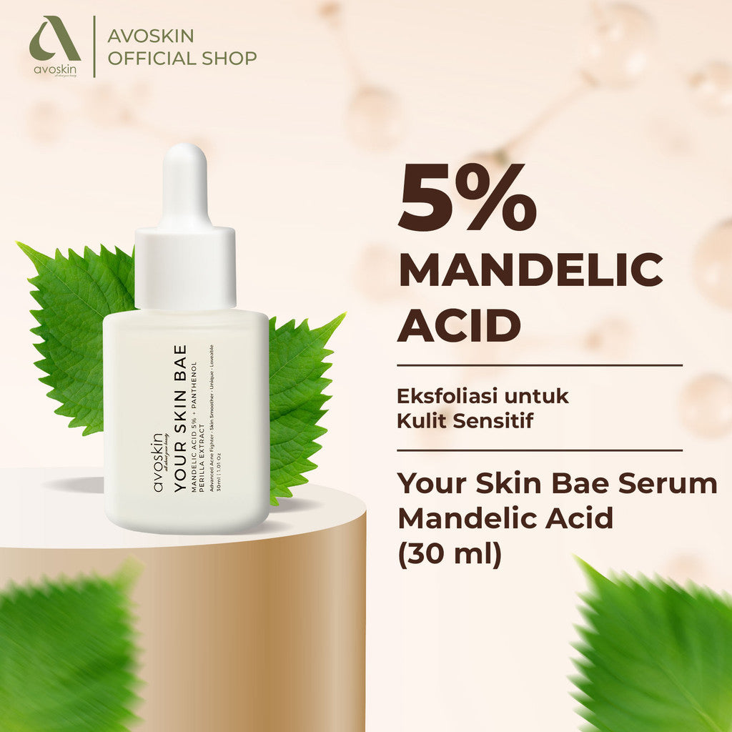 [CREATOR] Avoskin Bundle Beauty No Drama (3 pcs) - PHTE 30ML, Serum Mandelic 30ML, Tinted Balm Ruby/Rana