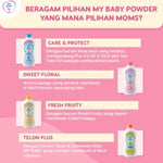 My Baby Powder 50g - Bedak Tabur Bayi Anti Iritasi Kemasan Kecil