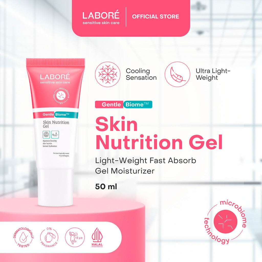 [TERSEDIA DI SELURUH INDONESIA] Labore Bright & Protect Set - (Skin Nutrition Gel 50ml, Physical Sunscreen 30ml, Acne & Oil Physical Sunscreen 40ml)