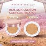 [CREATOR'S SPECIAL BUNDLE] Instaperfect Skincover Air Cushion SPF 50++++ 11g - Make Up Cushion Foundation Semi Matte Finish (Real Skin Buildable Coverage, Transferproof, Non Comedogenic)