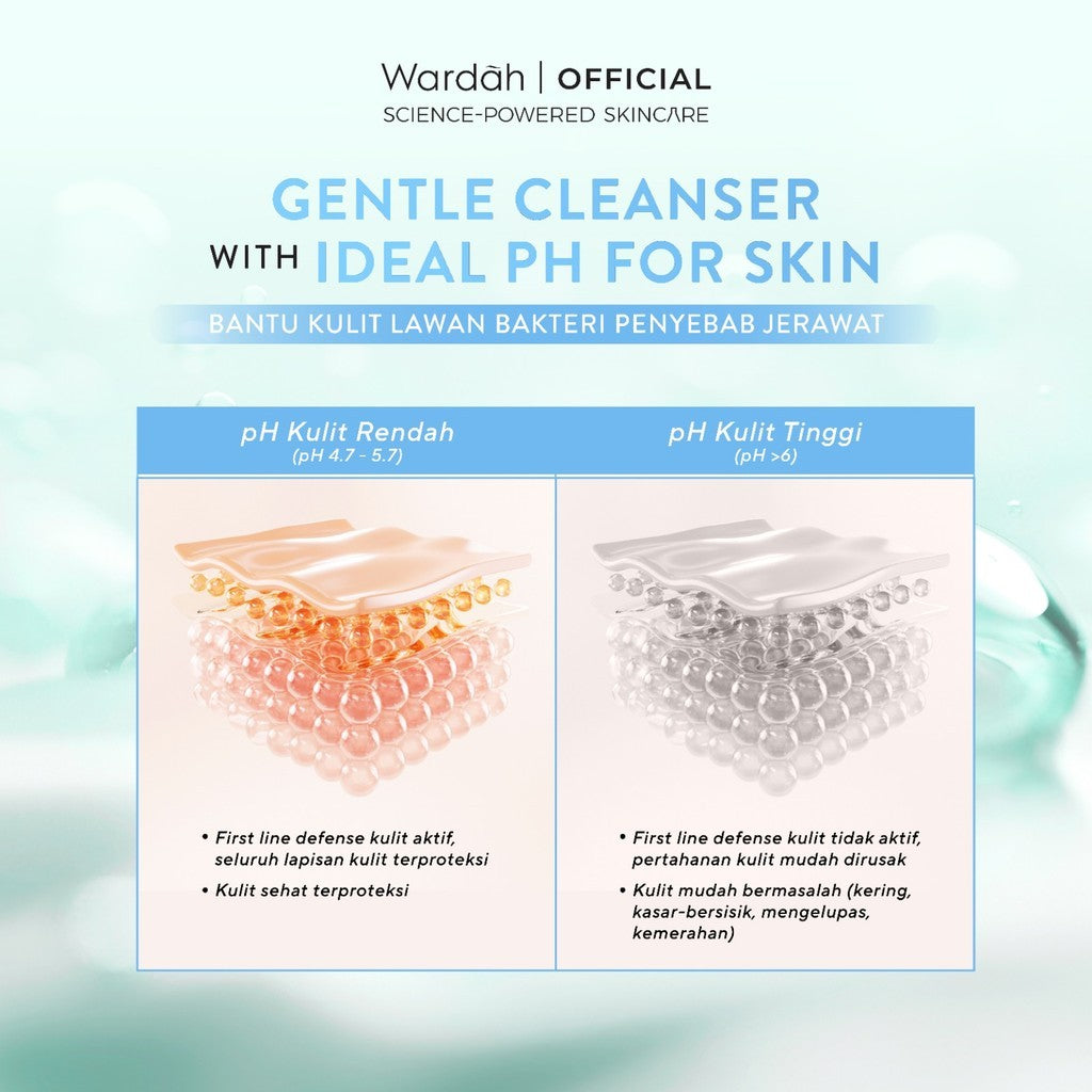 [FLASH SALE SBD] Wardah Cica + Aloe Low pH Hydramild Facial Wash Nature Daily - Sabun Cuci Muka Membersihkan secara Lembut dan Menghidrasi Kulit dengan Kandungan Aloe Vera & Centella Asiatica, for All Skin Types, Non-Comedogenic & Non-Acnegenic