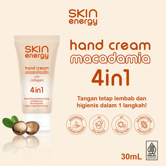 Makarizo Skin Energy Hand Cream Macadamia 4in1 30mL