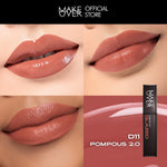 MAKE OVER Powerstay Bundle - Powerstay Glazed Lock + Matte Powder Foundation + Micro Brow Sculptor + Grip Brow Gel - Powerstay Best Seller Bundle