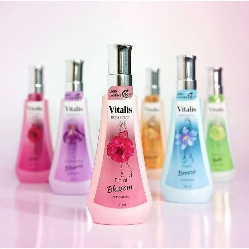 VITALIS  PARFUM BODY scent 60ML Eau de Cologne / Toilette Perfume 120ml - Parfum Spray Wanita