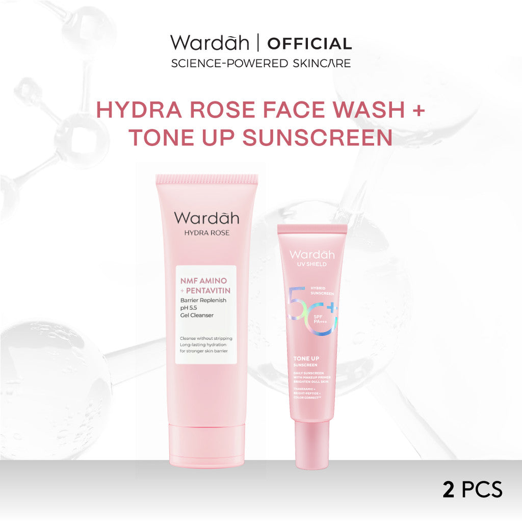 Wardah UV Shield Tinted Tone Up Sunscreen SPF 50 PA 30 ml Sunscreen Wajah Mencerahkan Wajah Samarkan Noda Hitam Tidak Lengket Cepat Meresap Makeup Primer-Skincare