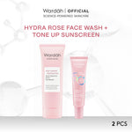 Wardah UV Shield Tinted Tone Up Sunscreen SPF 50 PA 30 ml Sunscreen Wajah Mencerahkan Wajah Samarkan Noda Hitam Tidak Lengket Cepat Meresap Makeup Primer-Skincare