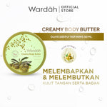 Wardah Body Care Olive Series - Body Scrub, Body Butter, Pure Oil - Natural Halal Melembabkan