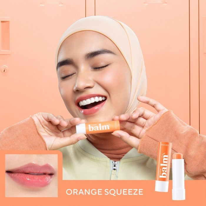LIPCARE MELEMBABKAN BIBIR Wardah Hydrabalm Lip Care 4 g Pelembab Bibir dengan SPF 15 Petrolatum Murni 100 Lip Balm Makeup Lip Balm Bibir Liptint Anak Sekolah Lipstik Lipstick Lip Glossy