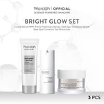 WARDAH Paket 3 Pcs [Gel Moisturizer, Face Wash, dan Serum/Toner] - Bright Radiant, Bright Glowing, Calm Acne, Hydrated Plump, Nature Daily, Renew You, Lightening, Nature Daily Cica Aloe - Skincare