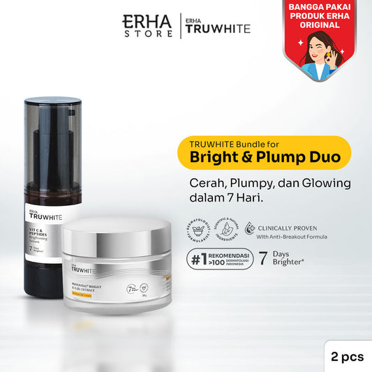 ERHA Truwhite Bright & Plump Duo - Vitamin C & Yuzu Brightening Moisturizer