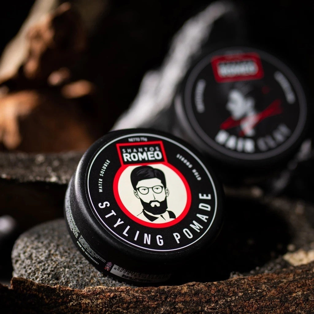 SHANTOS ROMEO Styling Pomade / Gel Hair Styling Waterbased Penata Rambut