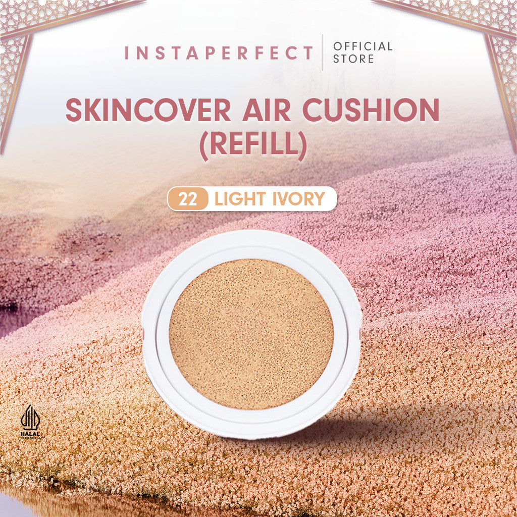 [CREATOR'S SPECIAL BUNDLE] Instaperfect Skincover Air Cushion SPF 50++++ 11g - Make Up Cushion Foundation Semi Matte Finish (Real Skin Buildable Coverage, Transferproof, Non Comedogenic)