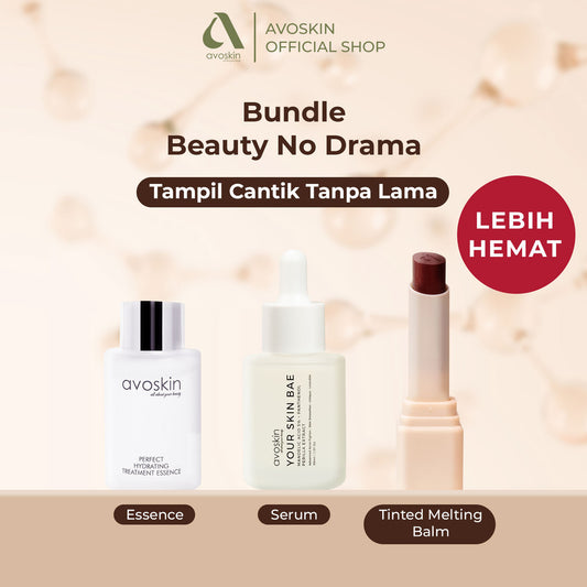 [CREATOR] Avoskin Bundle Beauty No Drama (3 pcs) - PHTE 30ML, Serum Mandelic 30ML, Tinted Balm Ruby/Rana