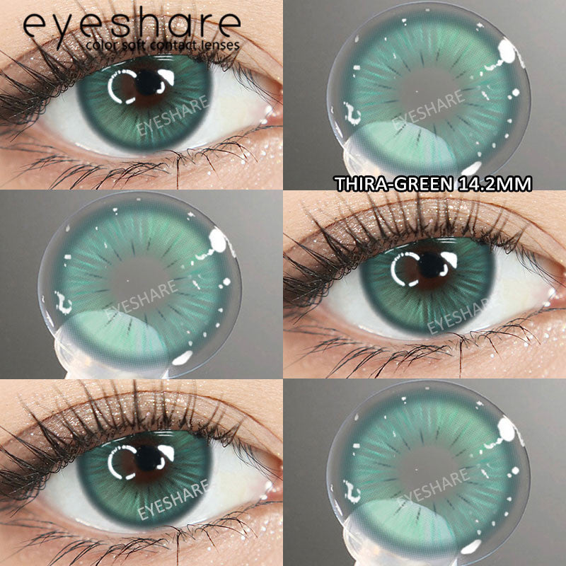 Eyeshare Softlens 14.2mm 1Pasang MELBOURNE Brown Lensa Kontak Mata Korea