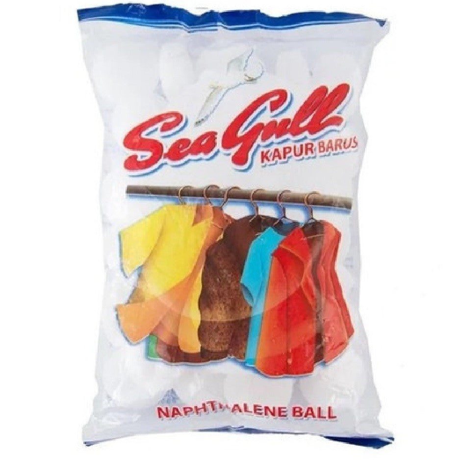 Seagull Napthalene Ball Renceng SATUAN Kapur Barus Kamper Mini Pewangi Lemari 25g