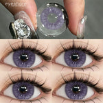 Eyeshare Softlens Holland Gray Brown 14.5mm Big Eyes 1Pasang Lensa Kontak Soft Softlen