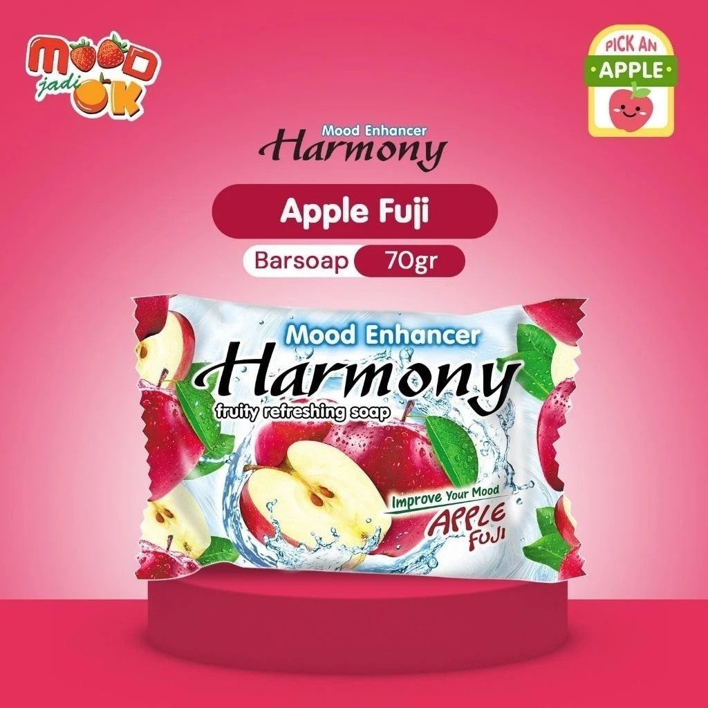 Harmony Sabun Batang Mandi 70g - Bar Soap Aroma Buah