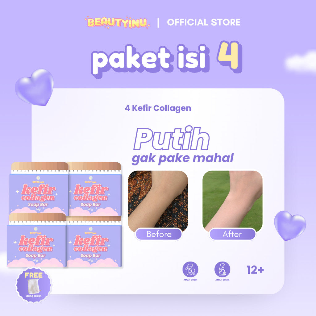 [ISI 4] Beauytinu Kefir Collagen Soap Bar & Brightening Booster