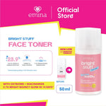 [Creator's PIck] [MUST HAVE] GLOW COMPLETE KIT EMINA BRIGHT STUFF ISI 6 (Micellar Water, Face Wash, Toner, Serum, Moisturizing Cream, Sunscreen Amino Vitamin C) Paket Lengkap Cerah Lembap Glowing