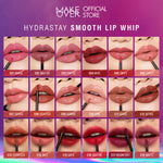 MAKE OVER Hydrastay Smooth Lip Whip - Lipcream Untuk Bibir Kering Smooth Ringan Lembab Lembut Base Ombre Nude Luxurious Velvet Lipstick Lip Cream Soft Blurring Comfort Make Up BEST SELLER Lebaran Raya