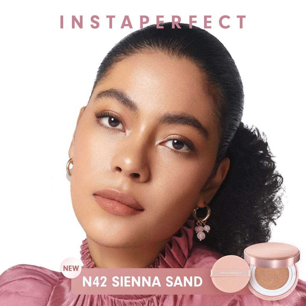 [CREATOR'S SPECIAL BUNDLE] Instaperfect Skincover Air Cushion SPF 50++++ 11g - Make Up Cushion Foundation Semi Matte Finish (Real Skin Buildable Coverage, Transferproof, Non Comedogenic)