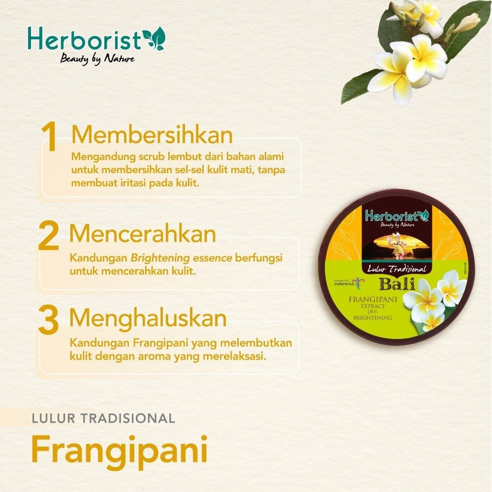 HERBORIST Lulur Bali Scrub Tubuh Tradisional Bali 100gr