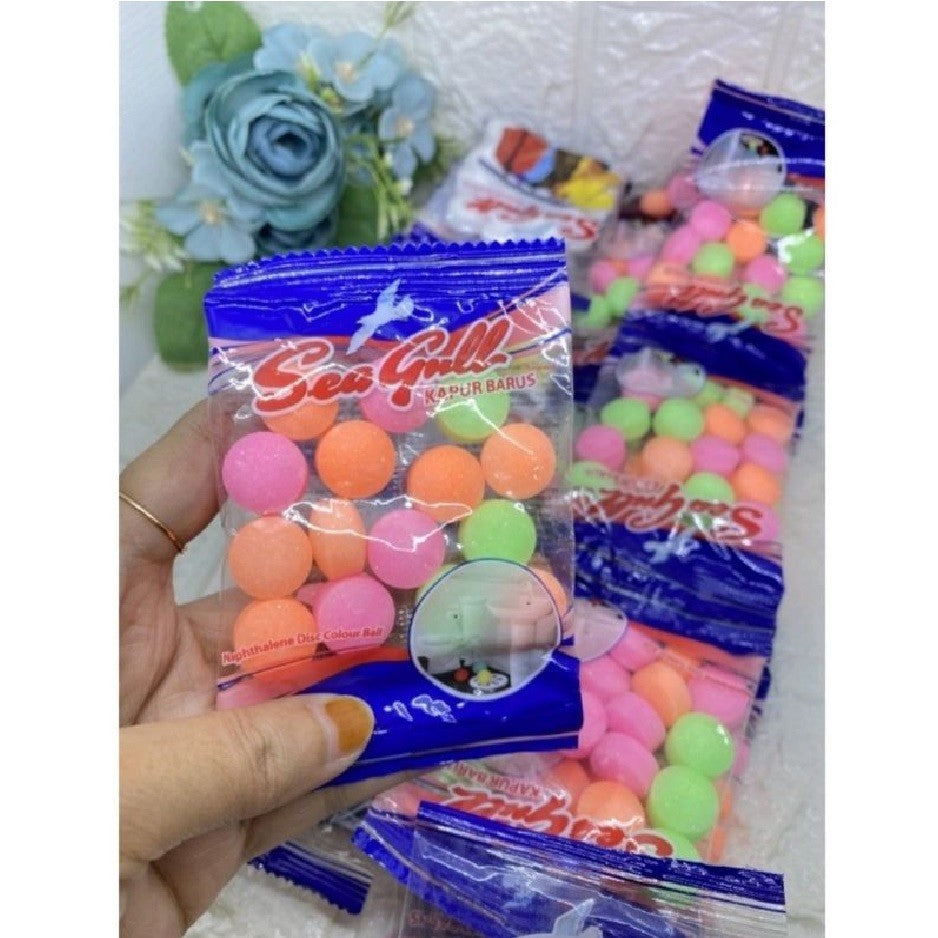 Seagull Napthalene Ball Renceng SATUAN Kapur Barus Kamper Mini Pewangi Lemari 25g