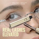 NEW! WARDAH Anti-Gravity Iron Mascara Natural Volumizing - Lengthening Mascara Lentik 24 Jam Tahan Lama, No Clumpy, Smudgeproof, Waterproof - Maskara Jigrak - No Fake Lashes - Bulu Mata Lentik Natural Ringan - Eye Makeup