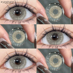 Eyeshare Softlens Nicosia Blue 1Pasang Lensa Kontak Soft Softlen Gray  14.2mm