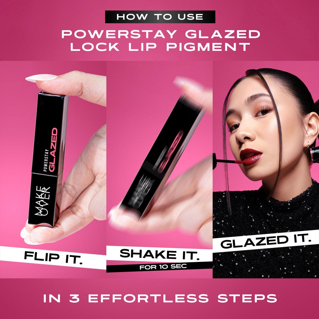 [ SPECIAL PRICE ] MAKE OVER Powerstay Glazed Lock Lip Pigment - Plump Glazed Next Level Lip Gloss Lip Cream Transferproof Pigmented Tahan Lama 24 Jam Ringan Tidak Lengket di Bibir Lipstick Lipcream Lipstik DFW Nadya Hutagalung Pony Mira Agile Zsa Zsa