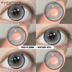 Eyeshare Softlens 14.2mm 1Pasang MELBOURNE Brown Lensa Kontak Mata Korea
