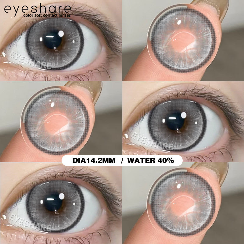 Eyeshare Softlens 14.2mm 1Pasang MELBOURNE Brown Lensa Kontak Mata Korea