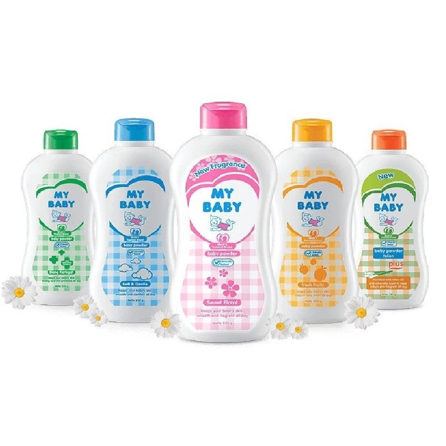 My Baby Powder 50g - Bedak Tabur Bayi Anti Iritasi Kemasan Kecil