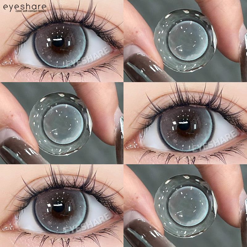 Eyeshare Brown Softlens Nicosia Brown Big Eyes 1Pasang Lensa Kontak Soft Softlen