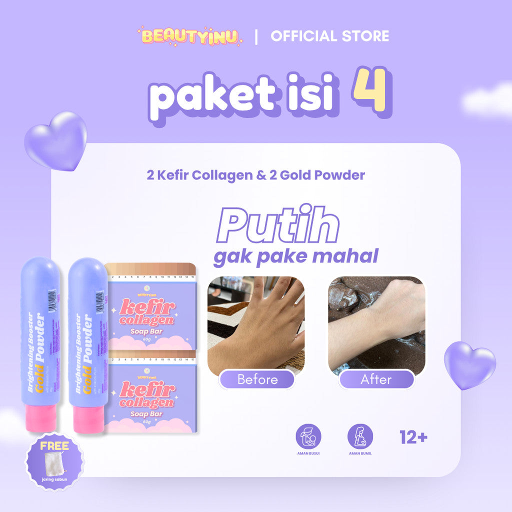 [ISI 4] Beauytinu Kefir Collagen Soap Bar & Brightening Booster