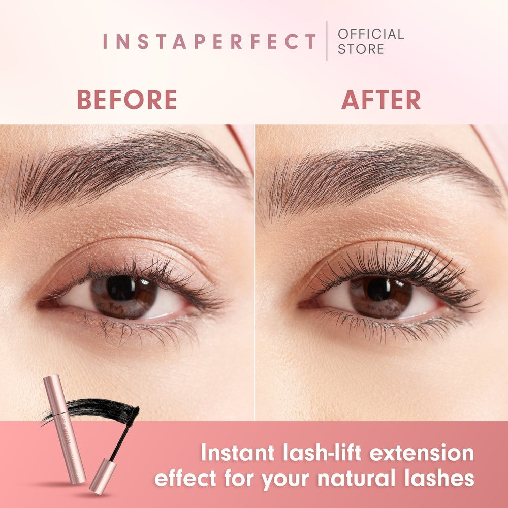 Instaperfect Bulu Mata Jigrak on Point eyes makeup- Noir Lash Mascara & Hypergetic Black Liner- Eyes Make Up Bulu Mata Badai On Point