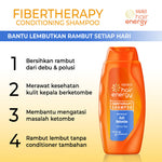 Makarizo Hair Energy Fibertheraphy Shampoo Anti Dandruff Citrus Tea 170mL
